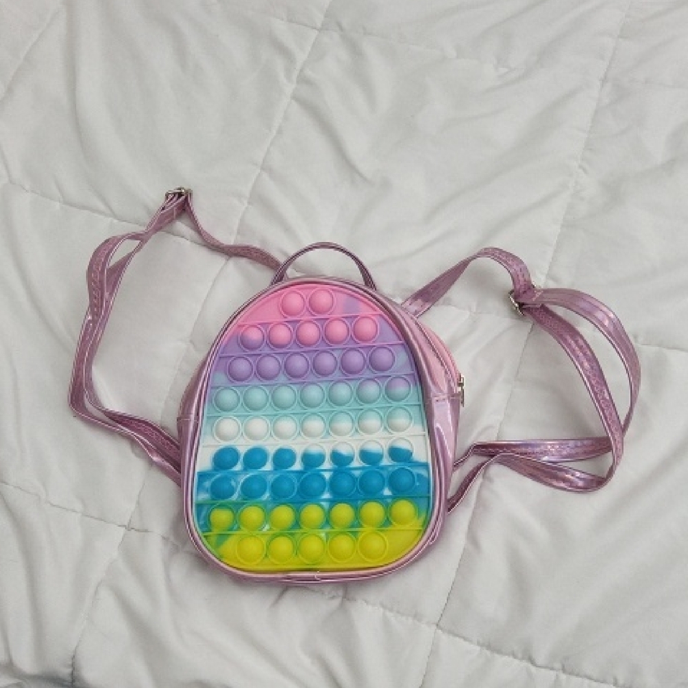 Colorful Pop It Kids Backpack
